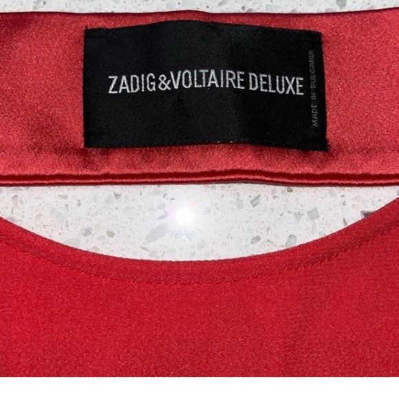 Zadig & Voltaire Deluxe pink Raff Minj Dress- Small - Picture 2 of 4